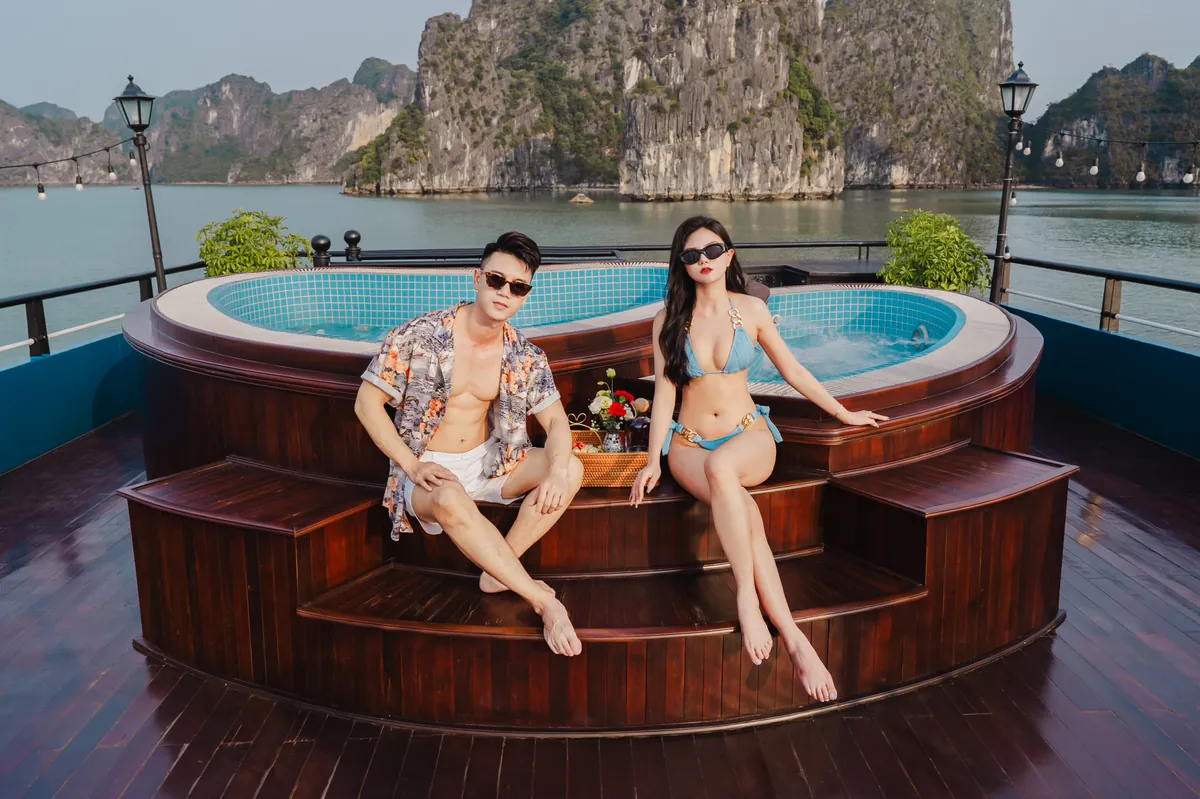 Sundeck relaxation area